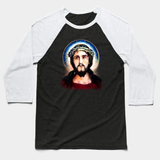 Son of God Jesus Christ, with a crown of thorns on his head Baseball T-Shirt